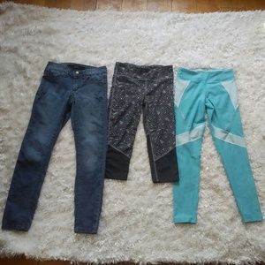 Girls size 7/8 pant and legging bundle